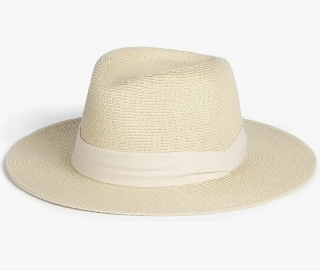 Straw panama hat